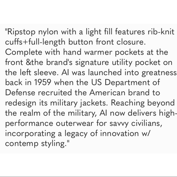 Alpha Industries “Liner” Jacket-EUC - Picture 5 of 14